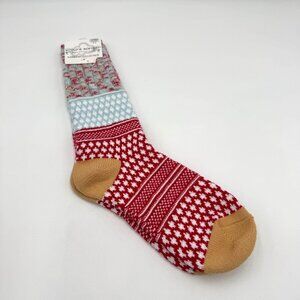 World's Softest Socks Gallery Textured Crew Woman’s size large 8.5 to 11 warm